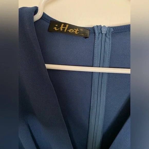 Blue Wedding Guest Dress - Size XL - Picture 4 of 5